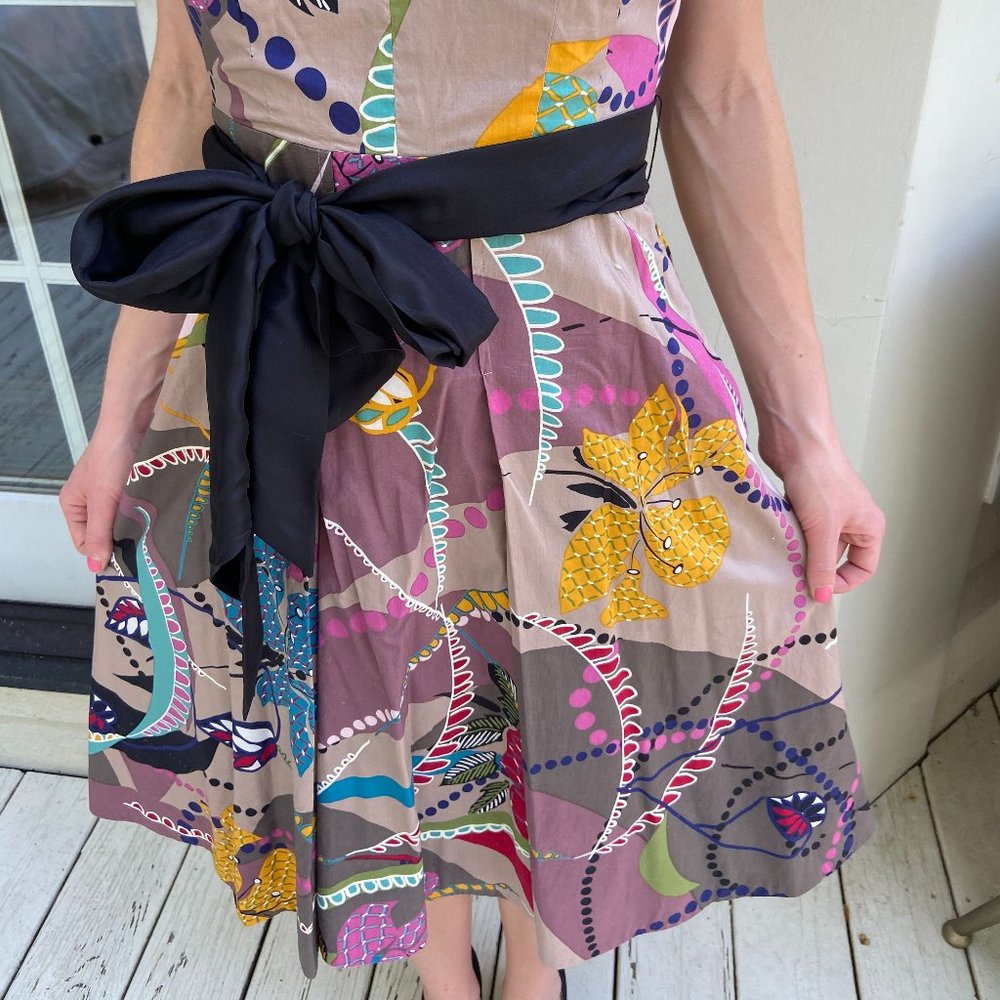 Anthropologie Maeve Tribal Printed Dress